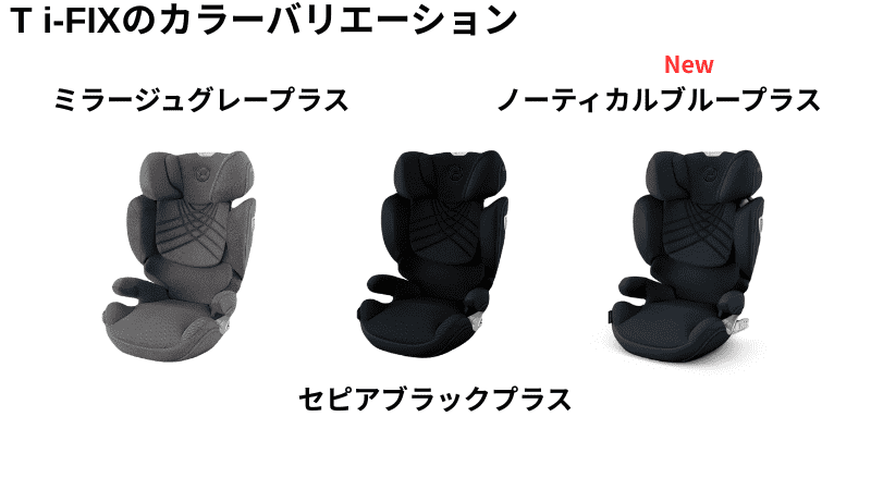 ソリューション T i-FIXのカラーバリエーション